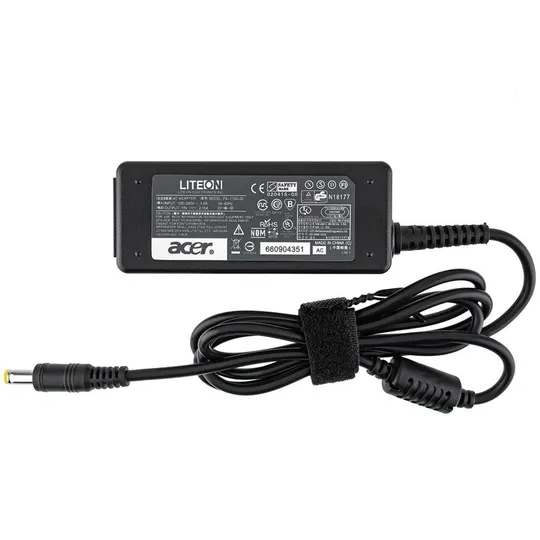 Блок живлення для ноутбука ACER 19V, 2.15A, 40W, 5.5*1.7мм, прямий роз'єм, black З аукціону