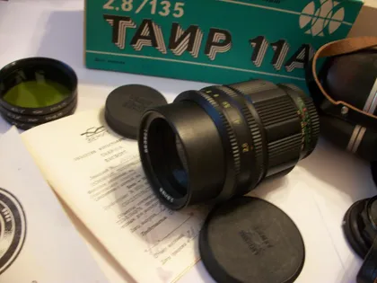 фото, Объектив Таир-11А , ТАИР-11А , M-42  [комплект завода и в коробке] Как Нов! Цена- min, таир-11а