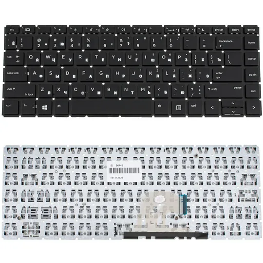 Клавіатура для ноутбука HP (ProBook: 440 G6, 445 G6) rus, black, без кадру Ціна
