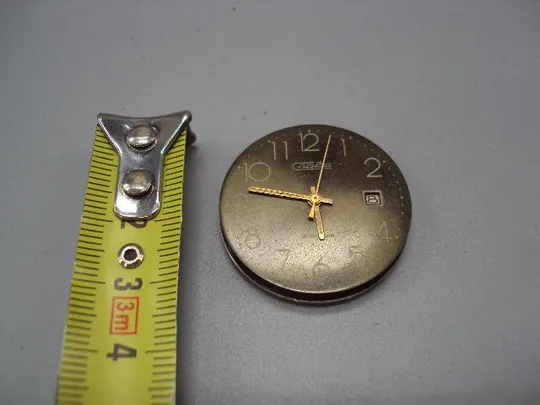 Купити Механизм, циферблат и крышка наручные часы Слава 21 камень календарь ссср не на ходу №14649