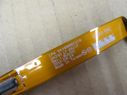 693-34 аудіокабель USB шлейф LF-8821P DA30000CQ10  для  сенсорний DELL XPS 12 9Q33 9Q23 оригінал Продаж