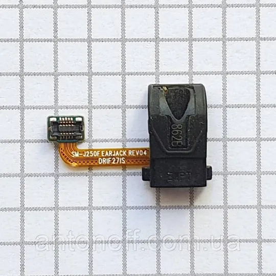 Роз&#039;єм навушників Samsung J250F Galaxy J2 2018 (handsfree) зі шлейфом оригінал з розборки Ціна