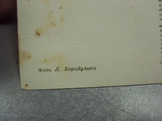 открытка бородулина водные дороги озеро селигер 1968 бородулина №10105м Де купити