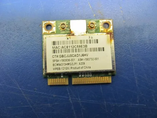 Купити номер0246-8 Wi-Fi адаптер QDS-BRCM1050 593836-001 для HP DV7 dv7-6b03sg DV7-6000 оригінал
