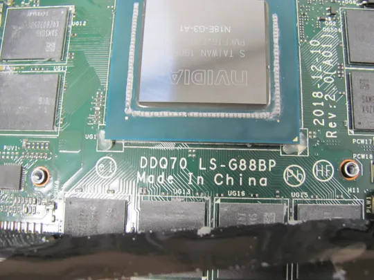 767-26 відеокарта РОБОЧА  DDQ70 LS-G88BP RTX2080 RTX 2080 8GB  для  Dell Alienware Area 51m R1 R2  оригінал Де купити