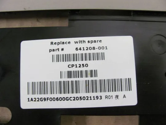 455-5 Кришка панель палмрест 641208-001 для HP EliteBook 8560p 8560p 8570p, оригінал в Україні
