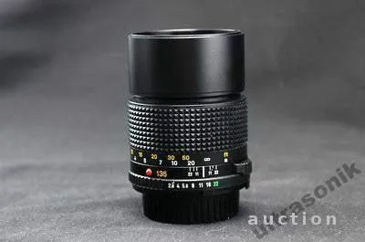 Об'єктив светосильный Minolta MD 135mm 1: 2.8 Japan Ф55 Вживане З аукціону