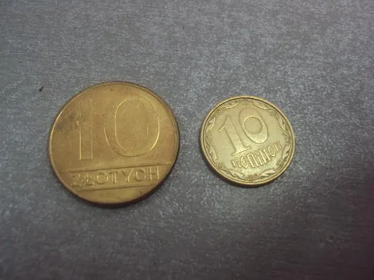 монета польша 10 злотых 1989 сохран №7885 Ціна