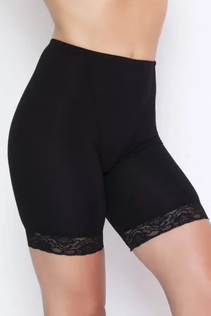 фото, Панталони стягувальні шорти Афіна 029 з високою лінією талії чорні розмір L