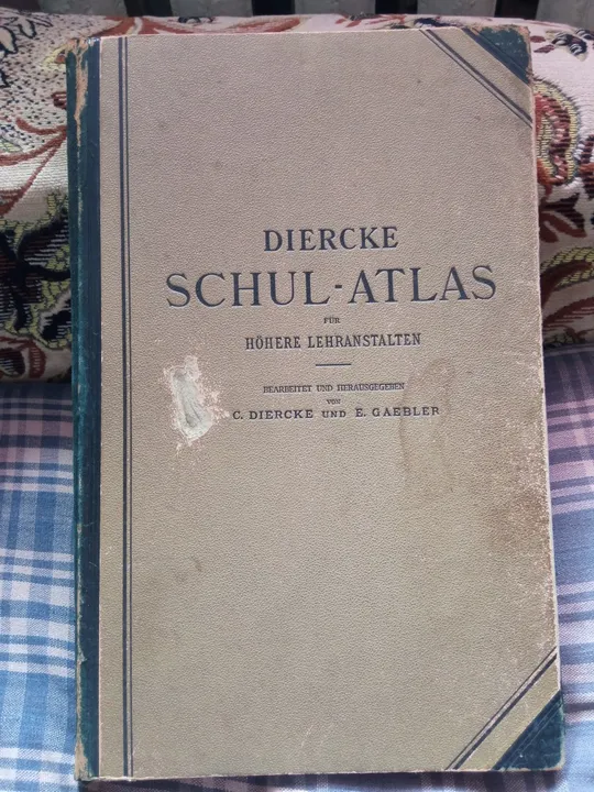 Школьный атлас Дирке Diercke Schul-Atlas 1911 г. Ціна