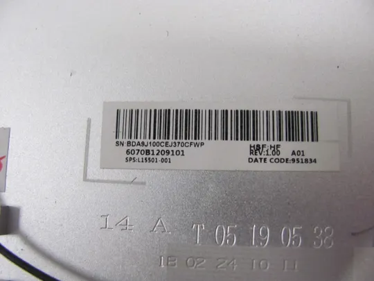 606-15 кришка матриці 6070B1209101 L15501-001  для HP EliteBook 840 G5 840 G6, 745 G5, 745 G6  оригінал в Україні