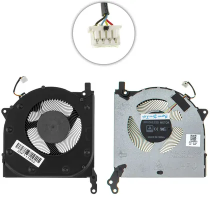 фото, Оригинальный вентилятор для ноутбука LENOVO Legion 5 15ARH05 (GPU FAN), 5 15IMH05H (DC28000FBF1) (Кулер)
