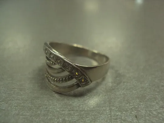 кольцо женское серебро 925 проба украина вес 3,4 г, размер 19,5 №116 Інтернет-аукціон