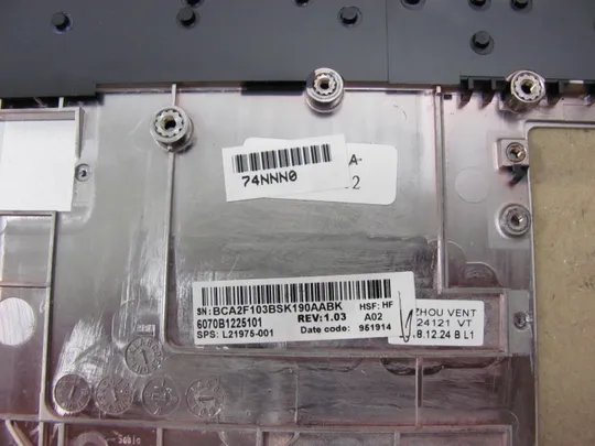 605-7  Кришка панель палмрест  6070B1225101 L21975-001  для HP EliteBook 840 G5  оригінал Інструкція