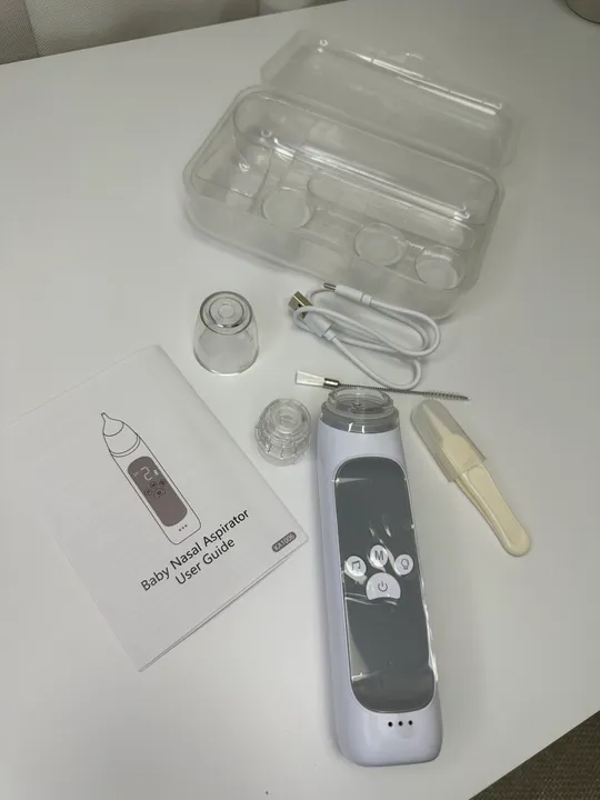 Купити Аспіратор для носа з силіконовими насадками Kidoca KA1006 з музикою та підсвічуванням(22)