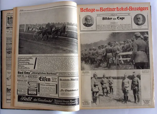 Підшивка газети Berliner Lokal-Anzeiger 1916-17 рр. Перша світова, Німеччина Недорого