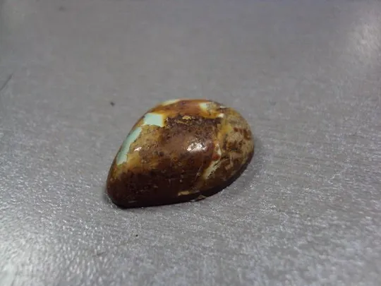 Купити Камень варисцит на подложке для ювелирных изделий вес 4,21 г размер 7,5 х 23,5 х 17,5 мм №13283