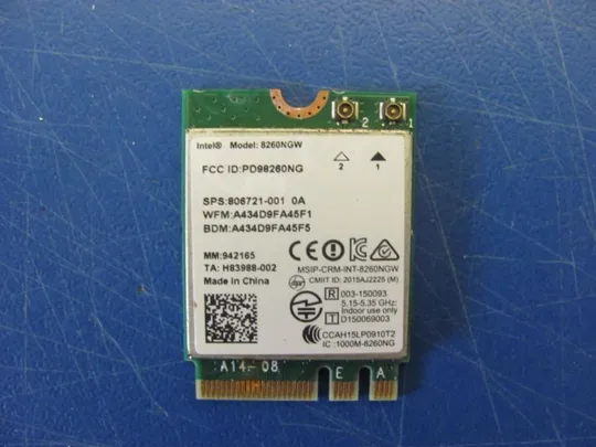 номер0116-43 Wi-Fi Сетевая карта 806721-001 8260NGW для HP PROBOOK 650 G2 оригінал Де купити