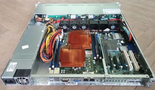 1U Server Supermicro 1026T-M3F + 8/16 ядер 2х Xeon X5570 + 24Gb DDR3 ECC + 2 HDD SAS Ціна