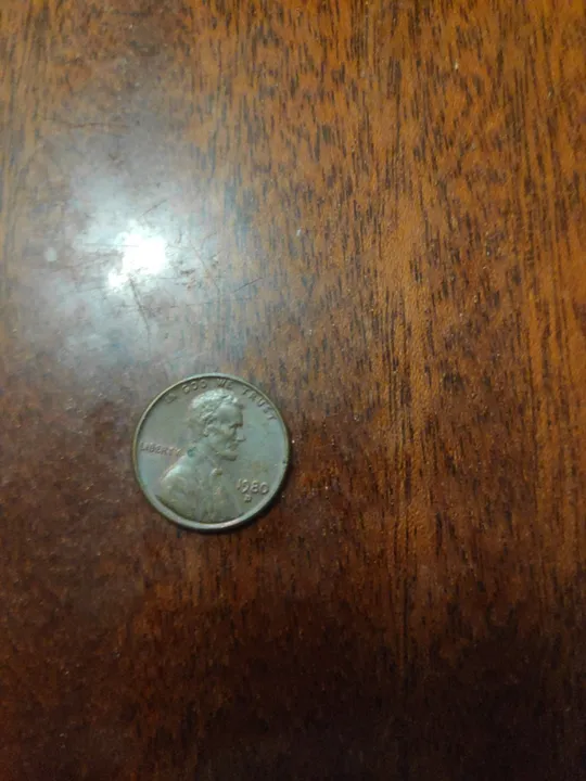 США 1 цент 1980 Мітка монетного двору D - Денвер Ціна