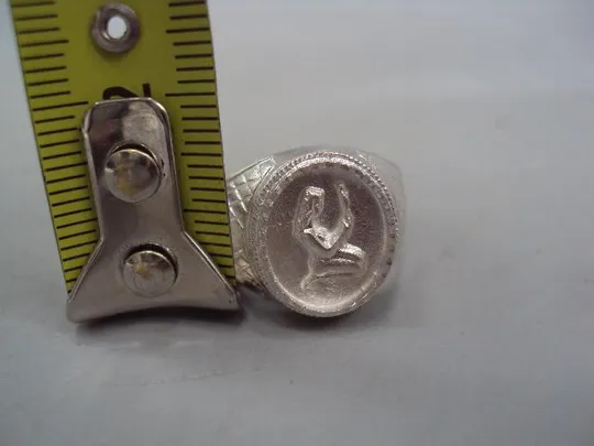 Мужской перстень кольцо овал зодиак Дева гороскоп серебро Украина вес 5,64 г размер 19,5 №15146 Інтернет-аукціон