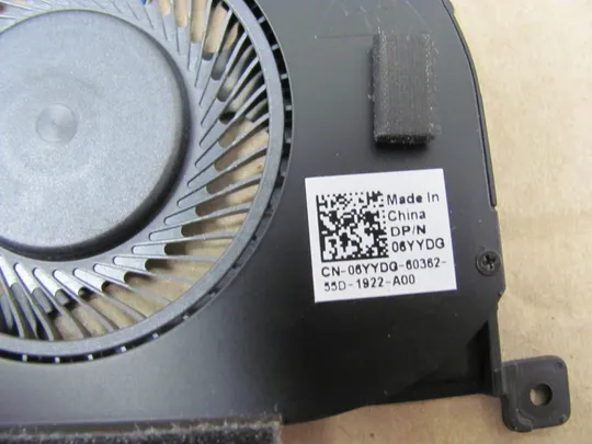 номер0295-32 Вентилятор (кулер, FAN) 06YYDG DC28000EFSL  для Dell Latitude E5450  оригінал З аукціону