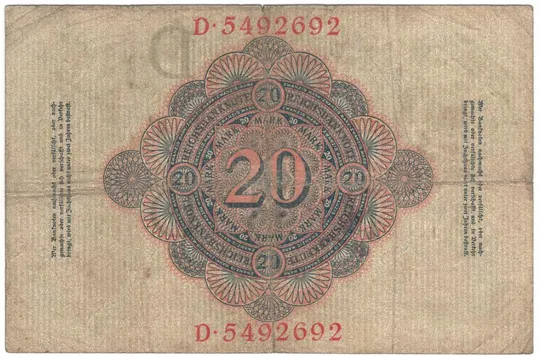 Купити 20 марок 1908 року Німеччина