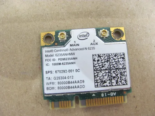 номер0613-6 WI-FI модуль 6235ANHMH 670292-001 для HP EliteBook ZBOOK 15 G2  оригінал З аукціону