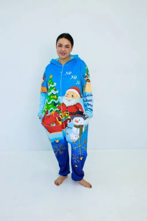 Кигуруми для взрослых Oversize 3D Новогодняя сказка 3276_3_170 17052 170 см Ціна