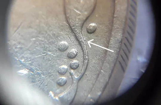 (4314) 25 копійок 1992 3БА(а)м по каталогу В.Шекені (25 копеек 1992 3БА(а)м брак) З аукціону