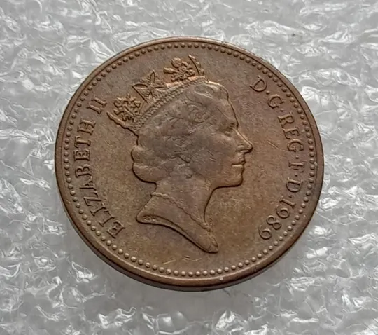 (4455) 1 пенні 1989 Великобританія (1 пенни 1989 Великобритания) Ціна