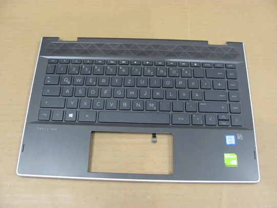 826-31 Кришка панель палмрест 4600e81200011 з клавіатурою L12550-041 9Z.NF2BW.10G  для HP Pavilion X360 14-CD 14M-CD  оригінал Ціна