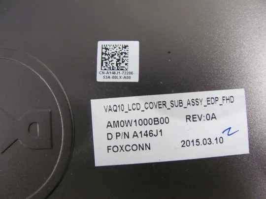 582-1 кришка матриці  A146J1 AM0W1000B00  для Dell Precision M4800  оригінал в Україні