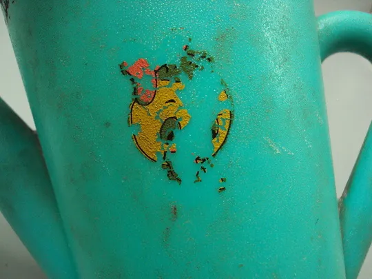 Лейка поливалка детская поливальник верблюд пластик ссср высота 16 см, диаметр 13,2 см №15632 Де купити