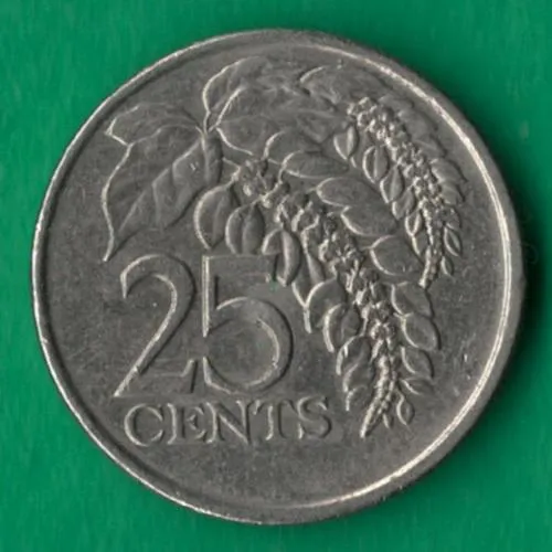 25 центів 2000 року Тринідад і Тобаго [МШ1] Ціна