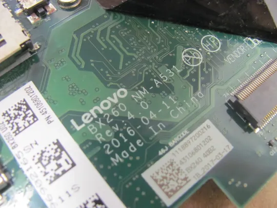 872-13 материнська плата BX260 NM-A531 01HX027  I5-6200U  для Lenovo Thinkpad X260  оригінал Інтернет-аукціон