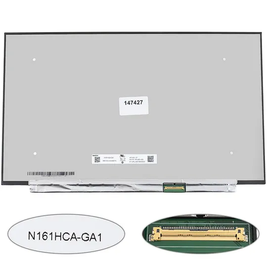 Матриця 16.1" N161HCA-GA1 (1920*1080, 40pin(eDP, IPS, 144Hz), LED, SLIM(без планок та вушок), матова, роз'єм праворуч внизу) для Ціна