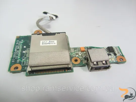 Плата USB, card reader для ноутбука Asus K53T, *35GMP5500-10, б/в Ціна