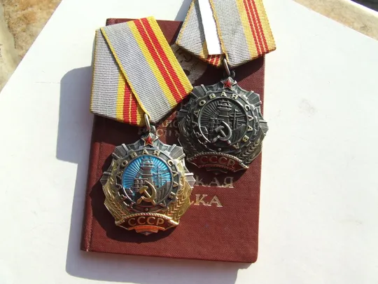 Орден Трудова слава 2 ст №9119 і 3 ст. 488060 +доки на Романова Л. наг. 1981 р. і 1988 р. Ціна