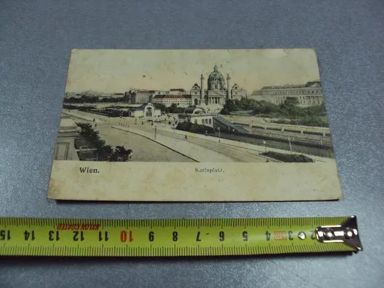 открытка wien karlsplatz вена карлсплац 1914 №2335 Ціна