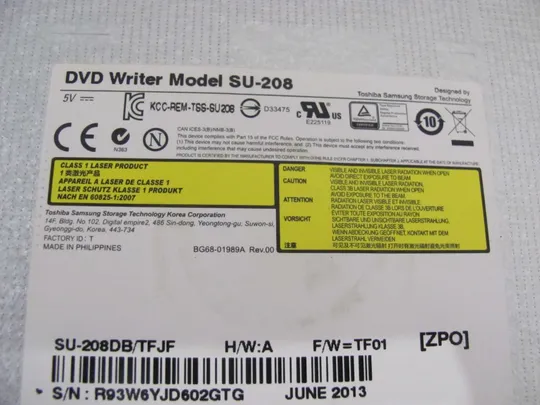 503-9 DVD-привід для Toshiba Satellite C850 C850D C855 C855D оригінал Де купити