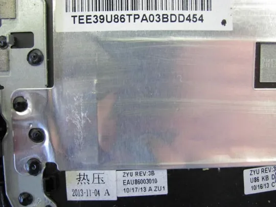 №114-21 Кришка панель палмрест та тачпад EAU86003010 для HP Pavilion 15-n оригінал З аукціону