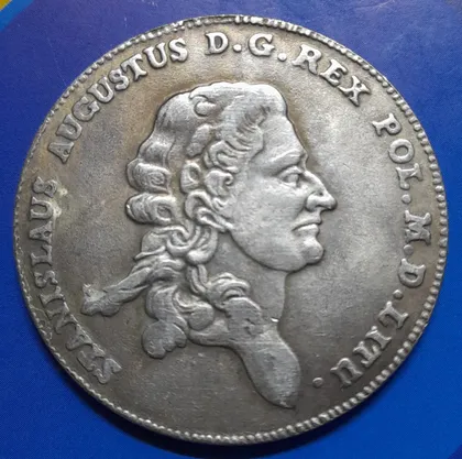 фото, Талер 1782 року. Станіслаус Аугуст. Копія.