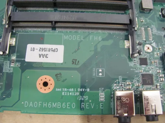 358-7 материнська плата DA0FH6MB6E0 для FUJITSU A532 AH532 оригінал Продаж