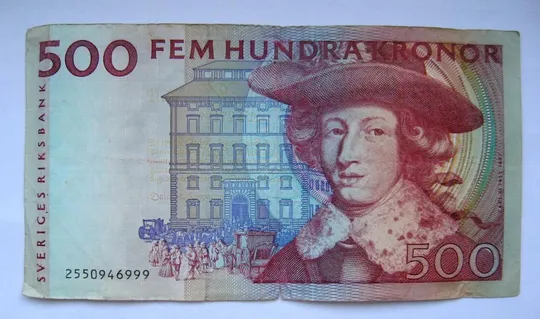 500 крон =  ШВЕЦИЯ- ШВЕЦІЯ Ціна