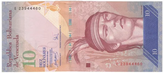 10 боліварів 2007 року UNC Венесуела Ціна
