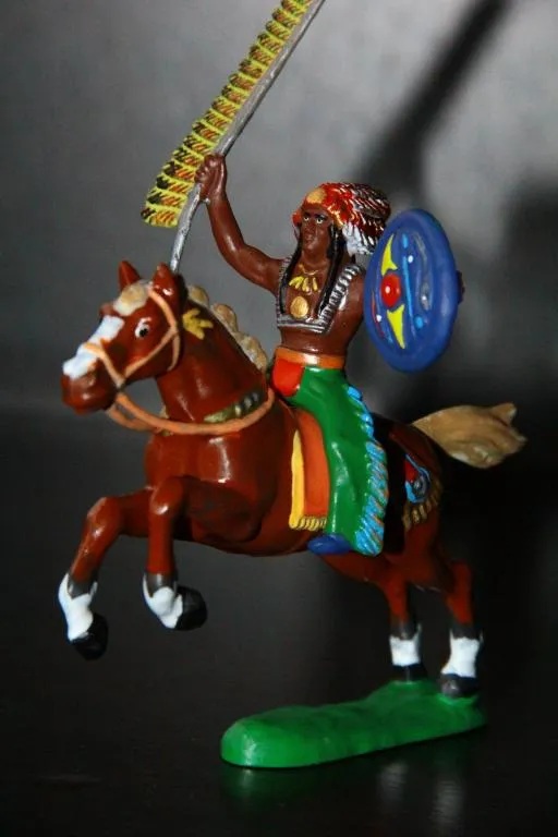 индеец ГДР №072 СИДЯЩИЙ БЫК  на коне №304 ТОЧНЫЕ КОПИИ Ціна