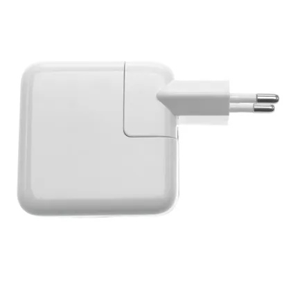 фото, Блок живлення для ноутбука APPLE TYPE-C 87W, White (з кабелем!) (A1718)