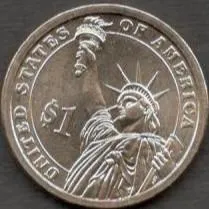 Купити США 1 доллар 2007 г. ПРЕЗИДЕНТЫ США. ДЖОРДЖ ВАШИНГТОН (1789-1797) Тираж 340.36 млн. ИЗ РОЛЛА СОСТОЯНИЕ ИДЕАЛЬНОЕ.