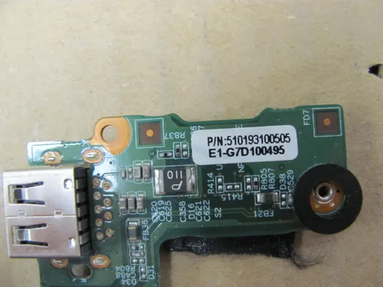 382-39 плата USB AUDIO E1-G7D100495  для Topstar U931 ( Schenker ) оригінал Продаж